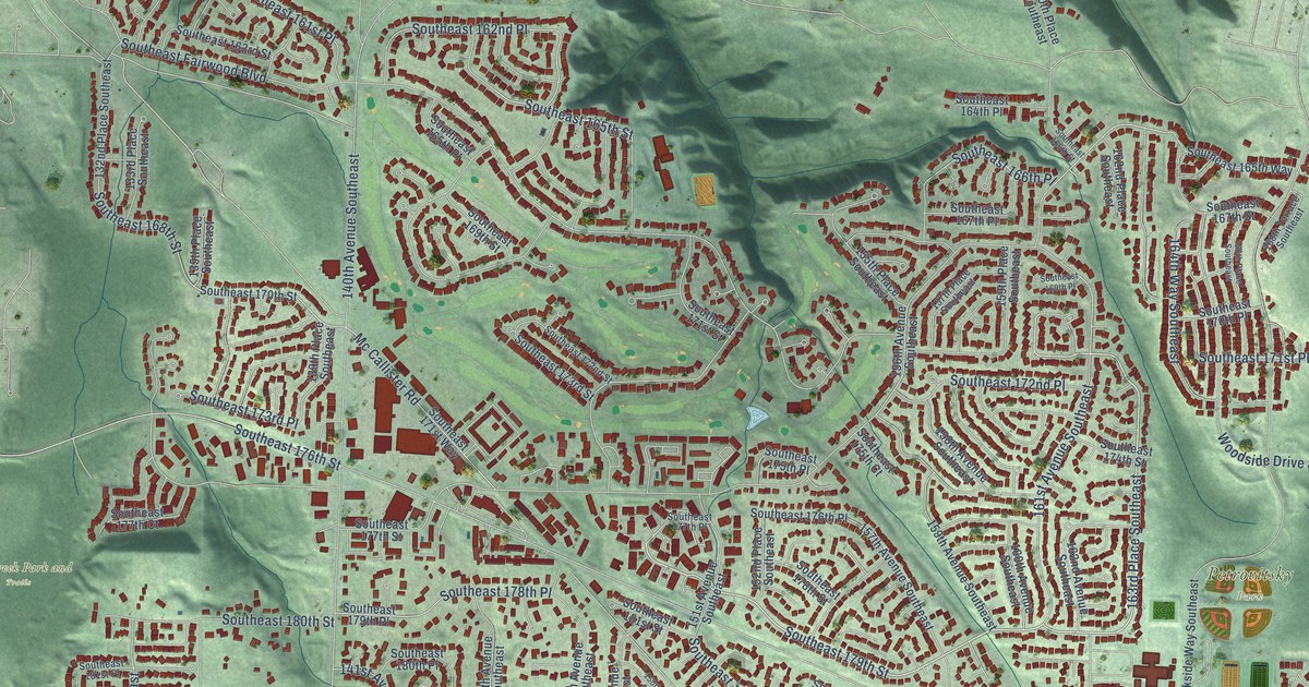 Map of Fairwood, Washington in 2026