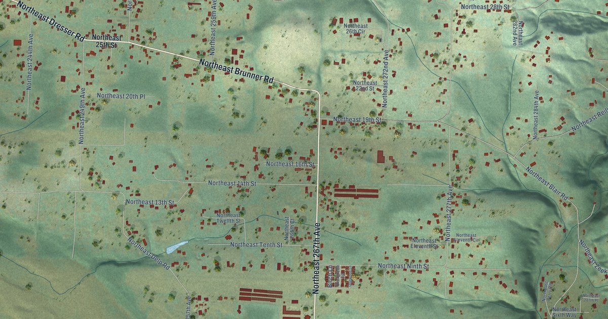 Map of Fern Prairie, Washington in 2026
