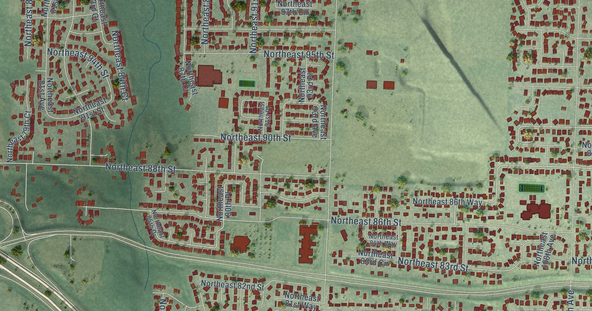 Map of Five Corners, Washington in 2026