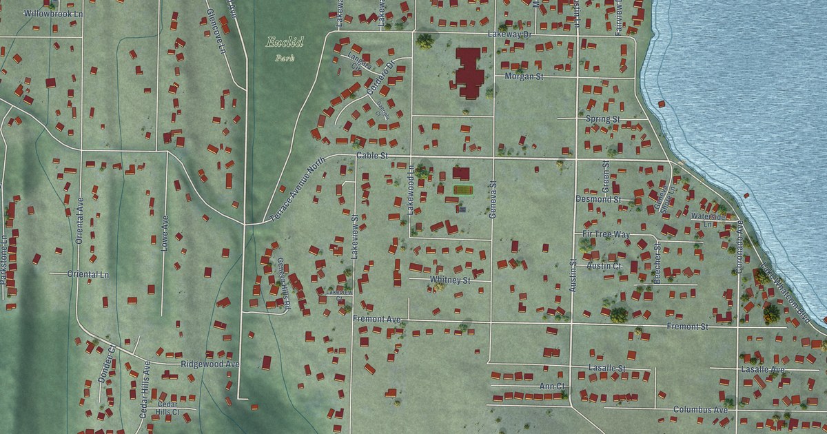Map of Geneva, Washington in 2026