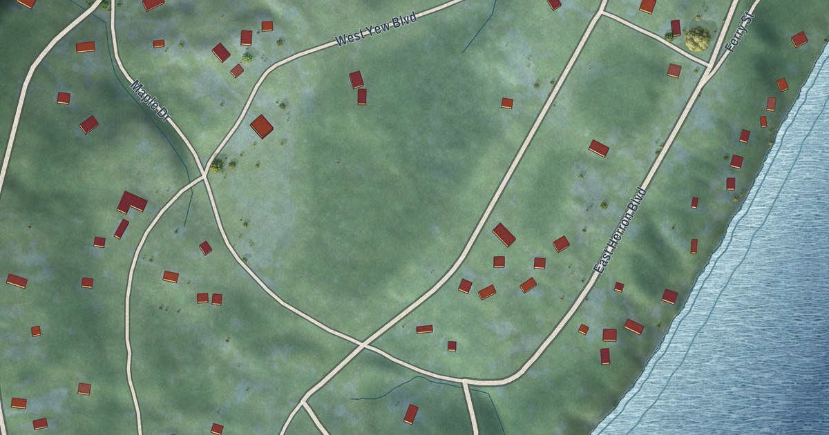 Map of Herron Island, Washington in 2026
