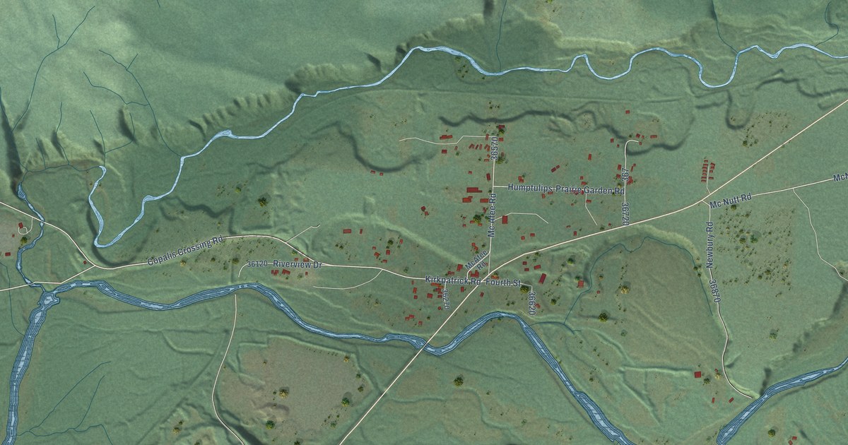 Map of Humptulips, Washington in 2026
