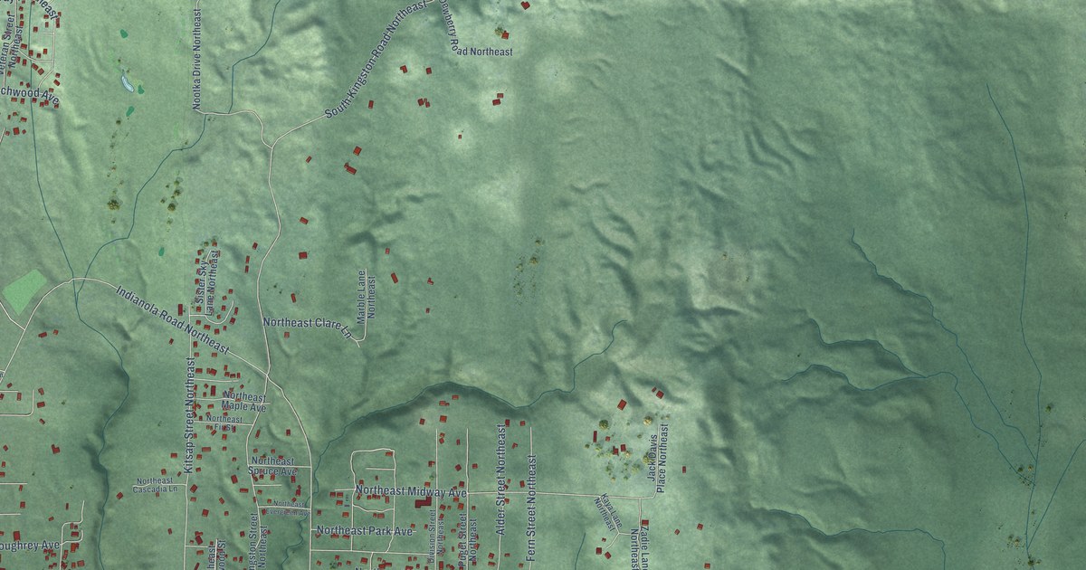 Map of Indianola, Washington in 2026