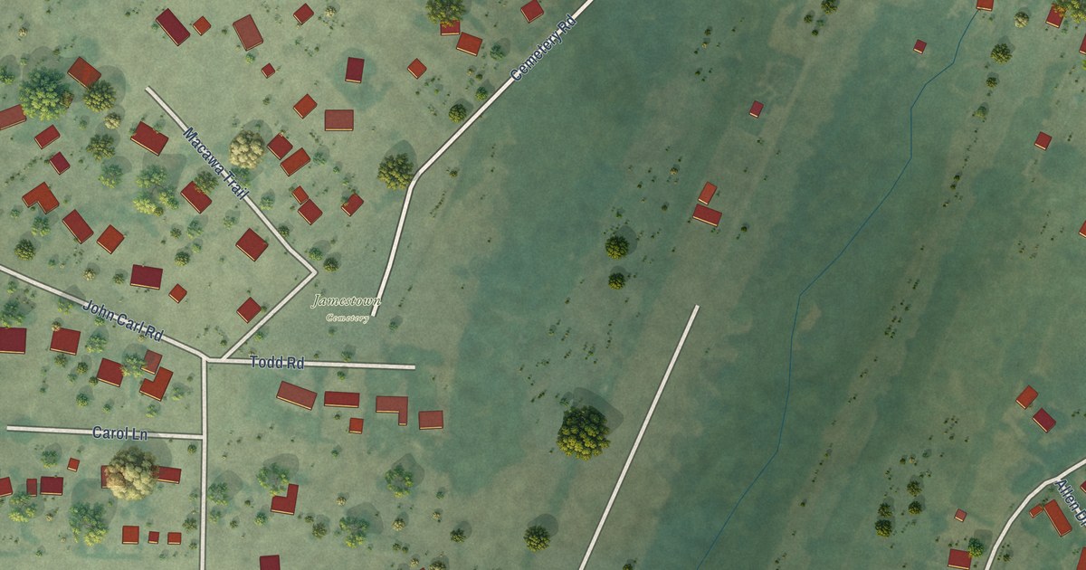 Map of Jamestown, Washington in 2026