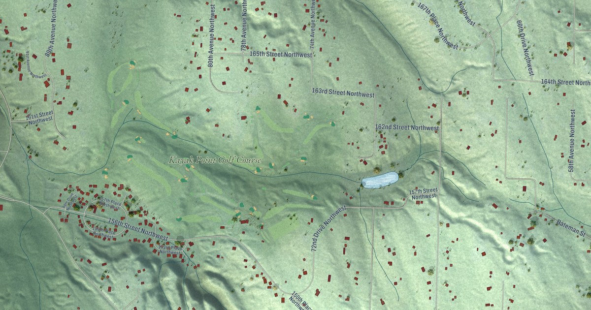 Map of Kayak Point, Washington in 2026
