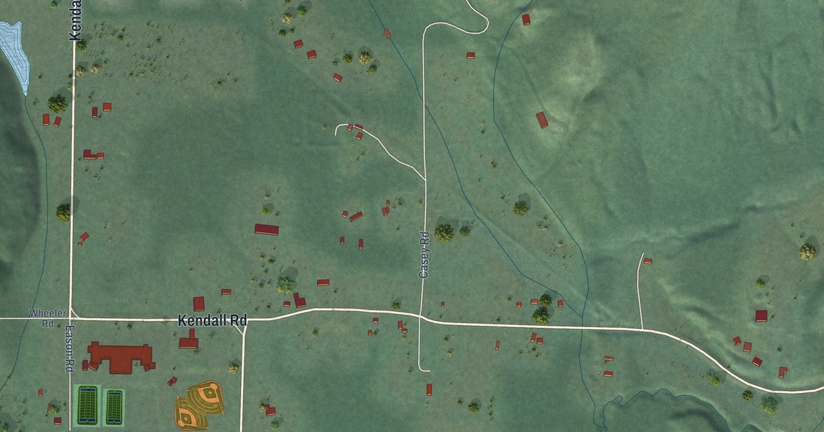 Map of Kendall, Washington in 2026