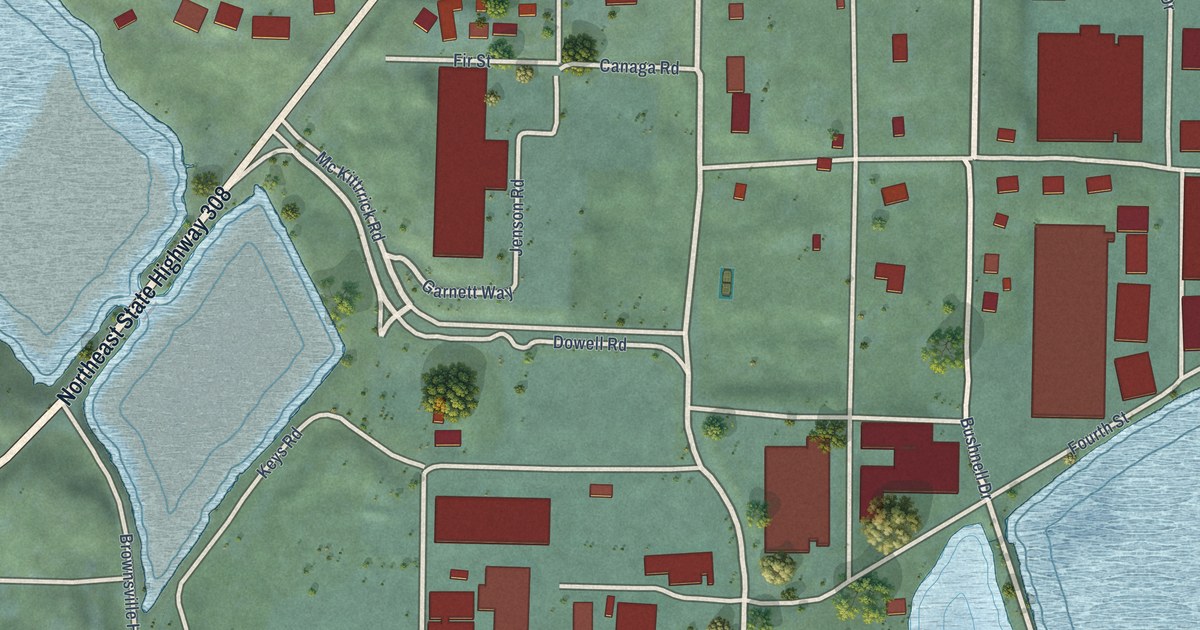 Map of Keyport, Washington in 2026