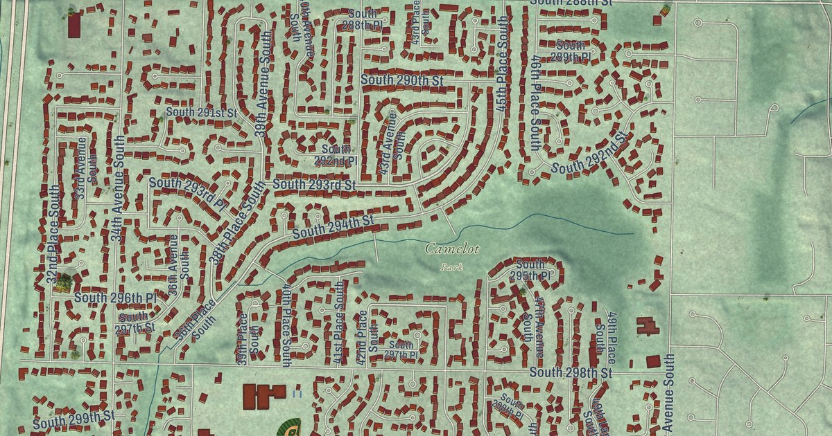 Map of Lakeland North, Washington in 2026