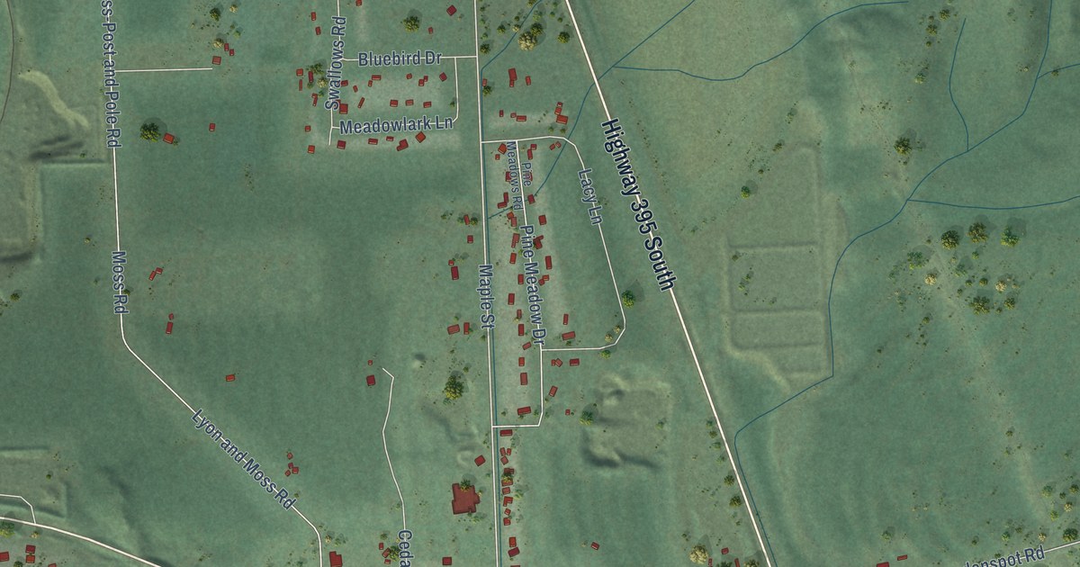 Map of Loon Lake, Washington in 2026