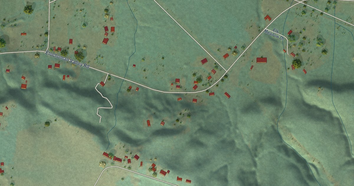 Map of Lower Elochoman, Washington in 2026