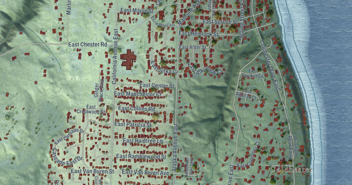 Map of Manchester, Washington in 2026