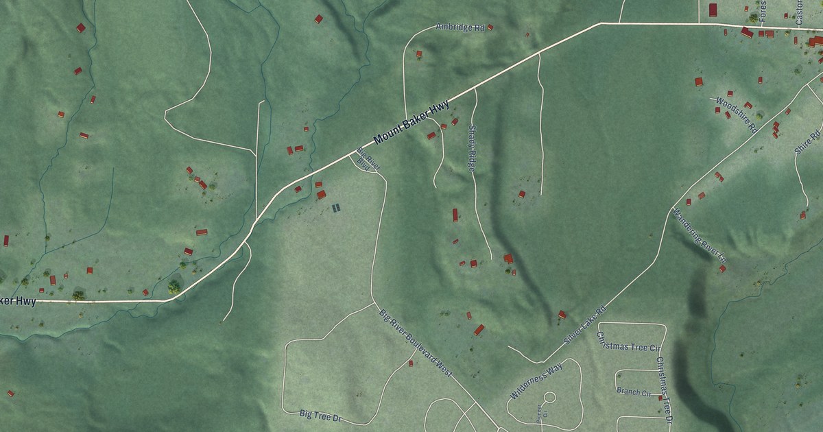 Map of Maple Falls, Washington in 2026