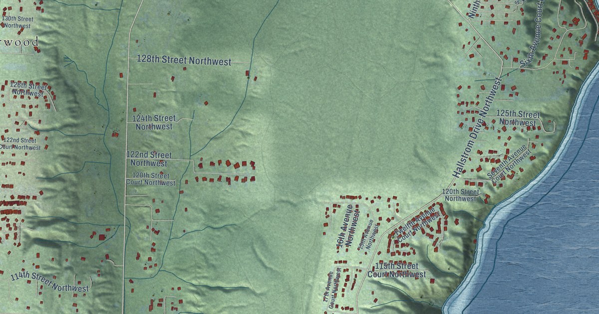 Map of Maplewood, Washington in 2026
