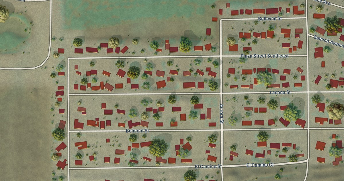 Map of Marine View, Washington in 2026