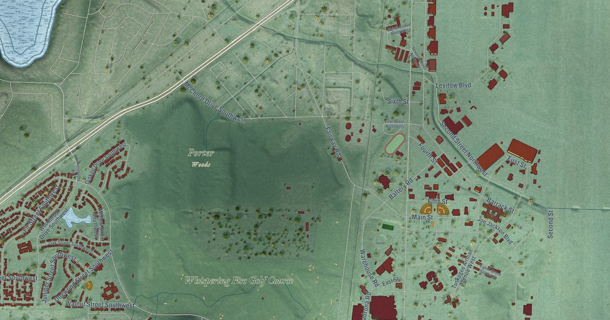 Map of McChord AFB, Washington in 2026