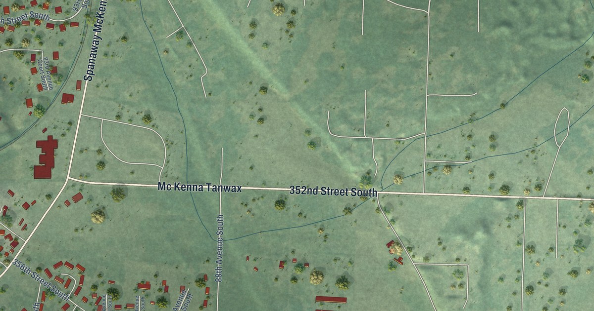 Map of McKenna, Washington in 2026