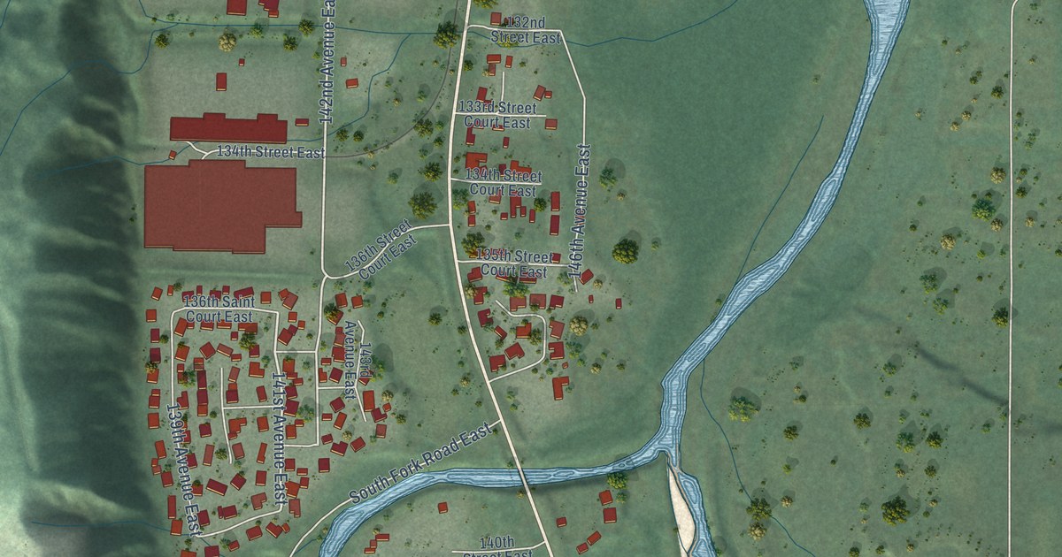 Map of McMillin, Washington in 2026