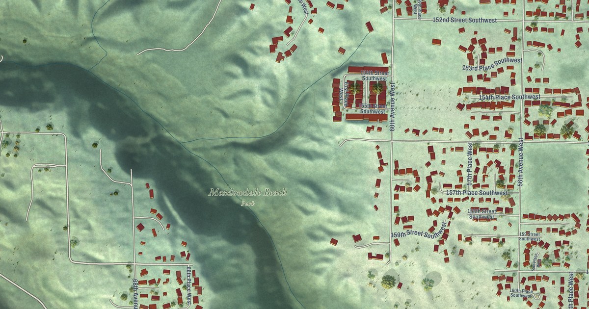 Map of Meadowdale, Washington in 2026