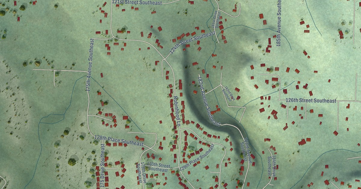 Map of Monroe North, Washington in 2026