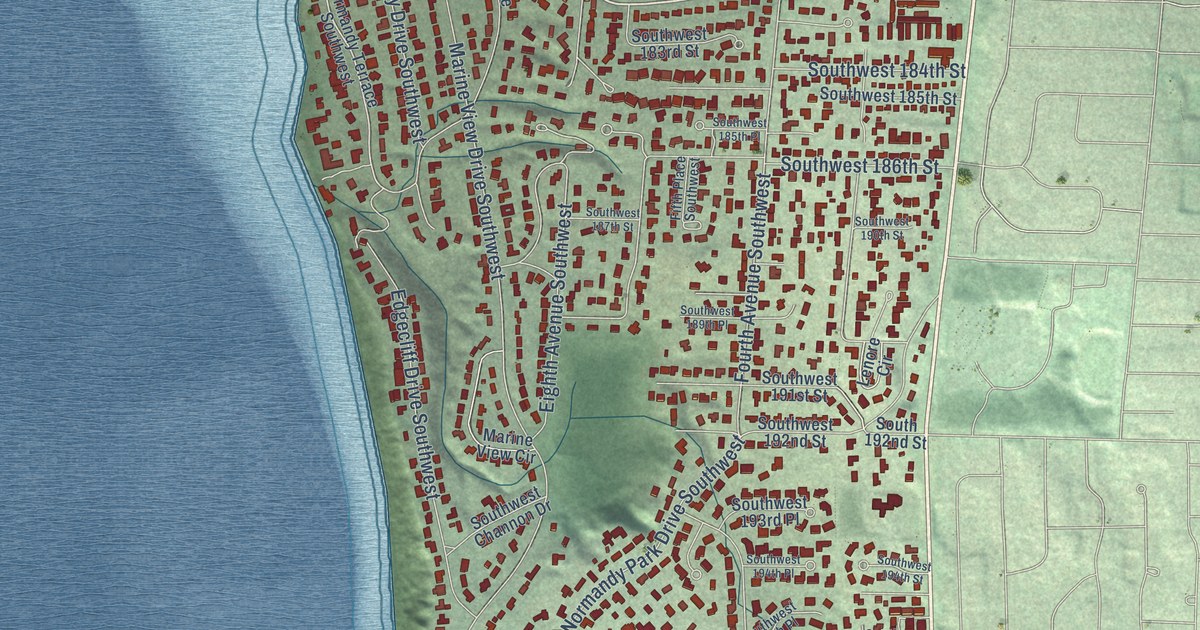 Map of Normandy Park, Washington in 2026