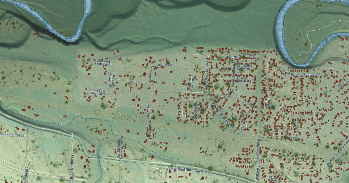 Map of North Yelm, Washington in 2026