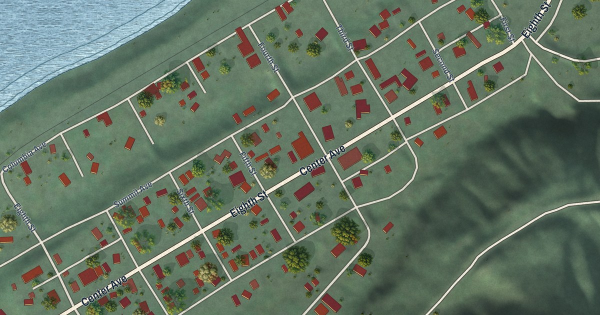 Map of Northport, Washington in 2026
