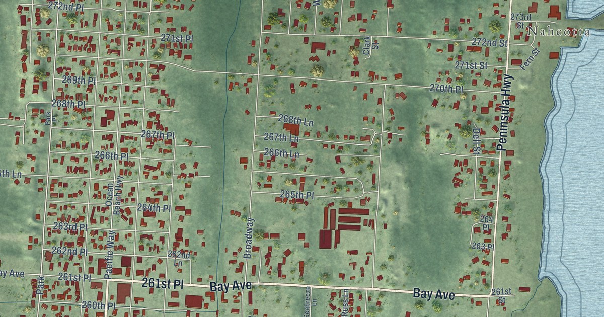Map of Ocean Park, Washington in 2026
