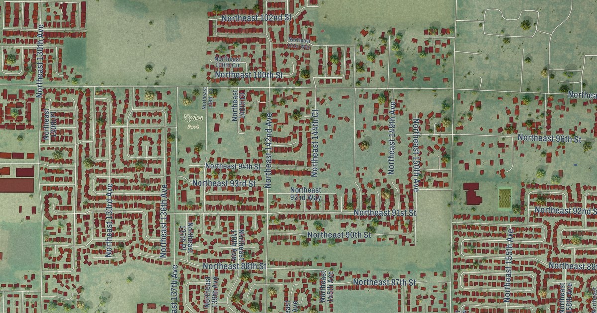 Map of Orchards, Washington in 2026