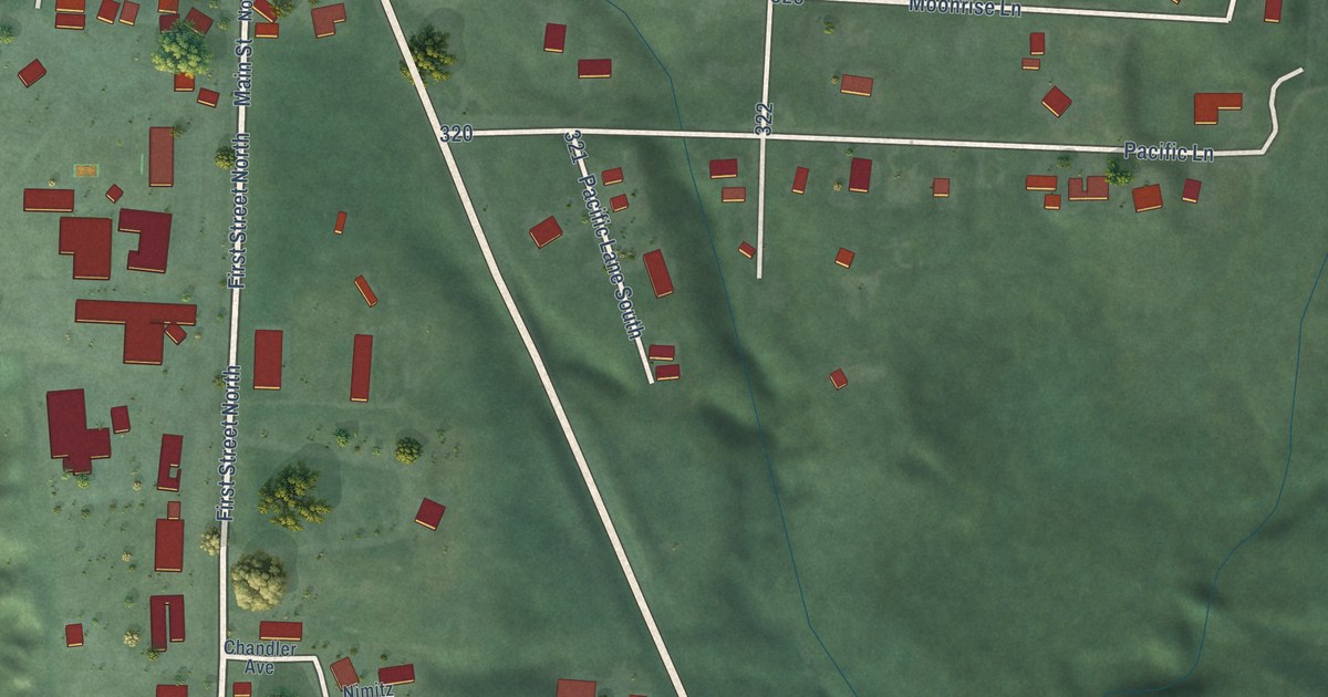 Map of Pacific Beach, Washington in 2026
