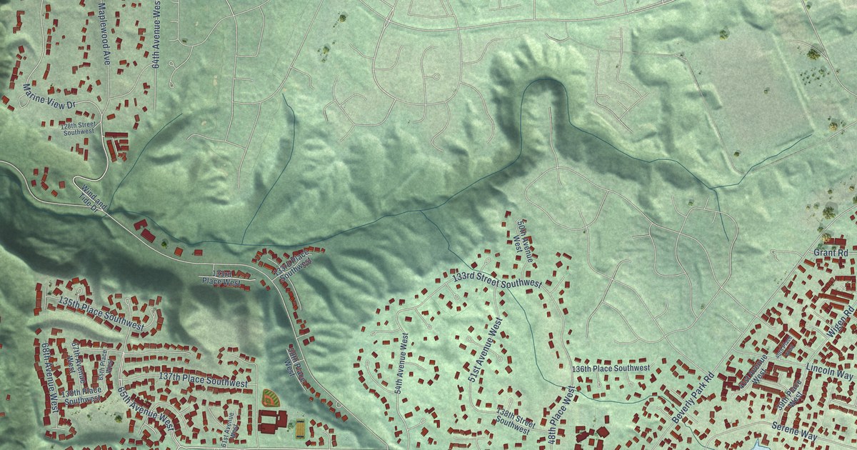 Map of Picnic Point, Washington in 2026