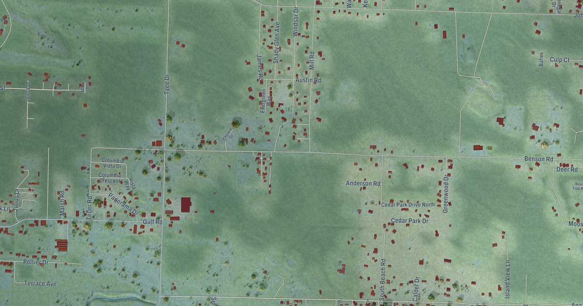 Map of Point Roberts, Washington in 2026