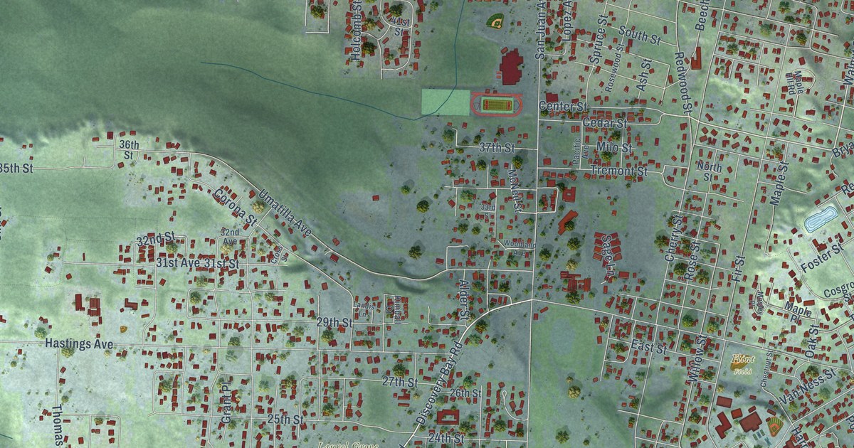 Map of Port Townsend, Washington in 2026