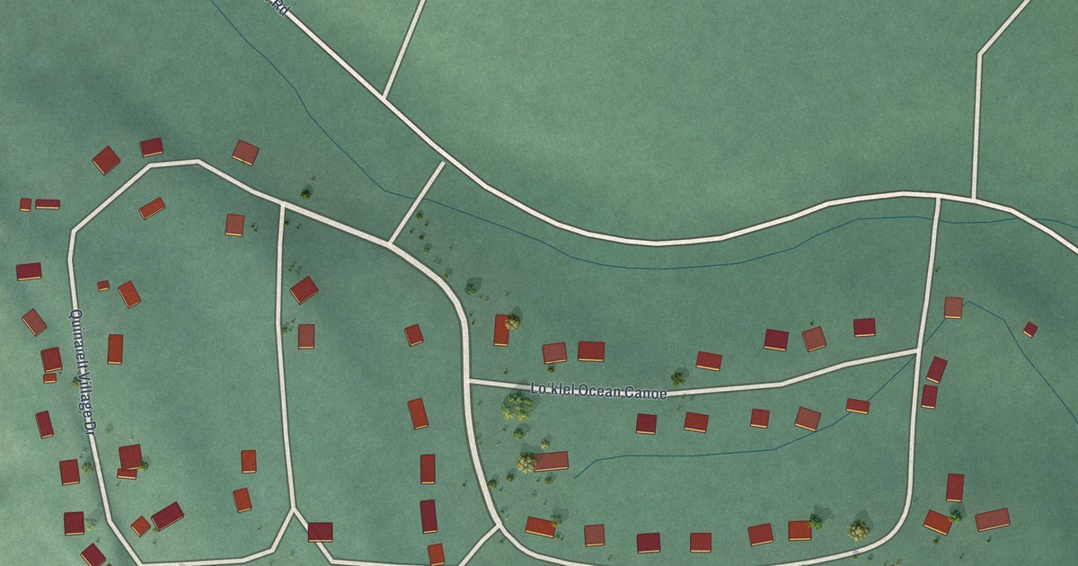 Map of Qui-nai-elt Village, Washington in 2026
