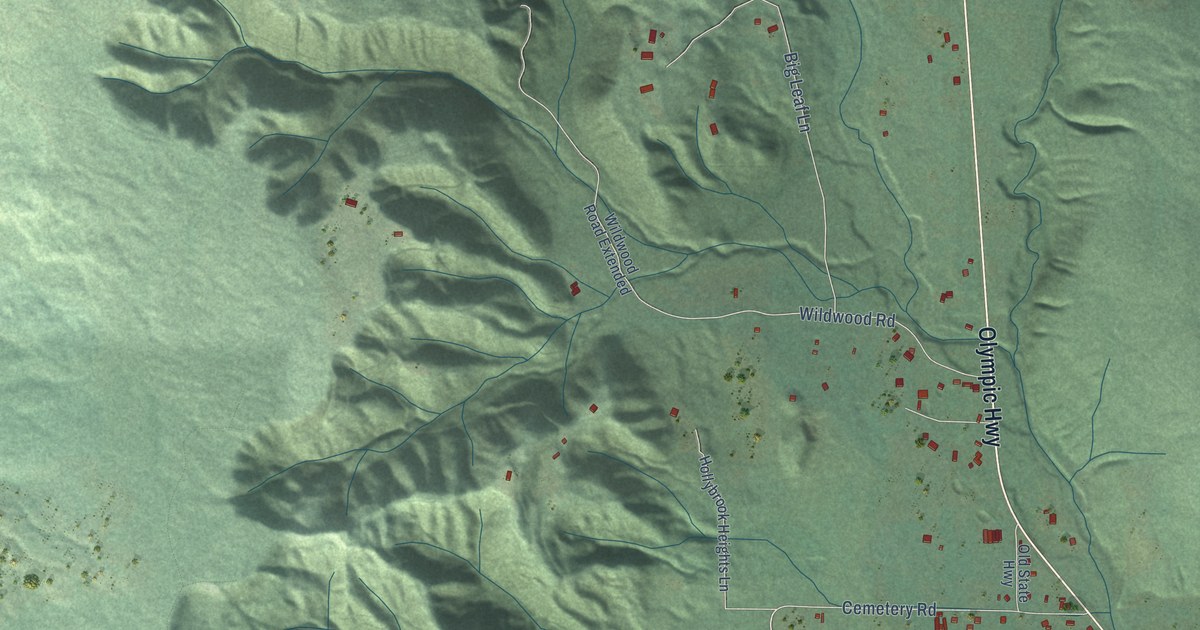 Map of Quilcene, Washington in 2026