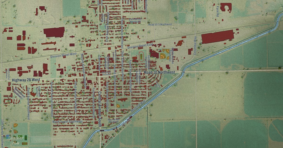 Map of Quincy, Washington in 2026