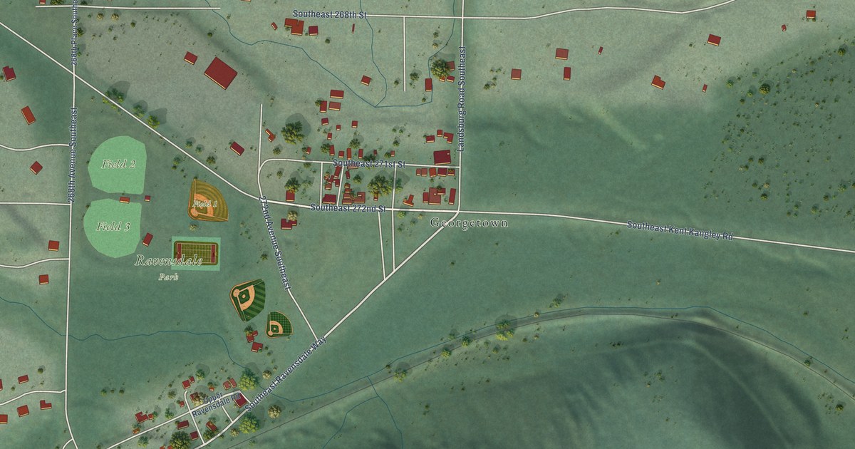 Map of Ravensdale, Washington in 2026