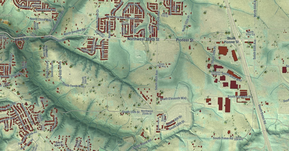 Map of Ridgefield, Washington in 2026