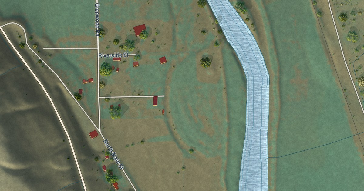 Map of Riverside, Washington in 2026