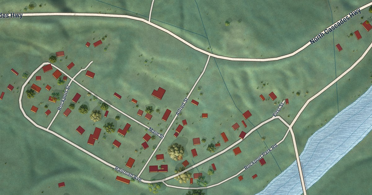 Map of Rockport, Washington in 2026