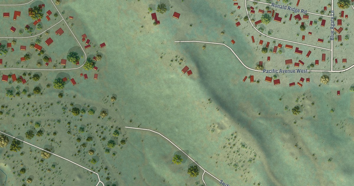 Map of Ronald, Washington in 2026