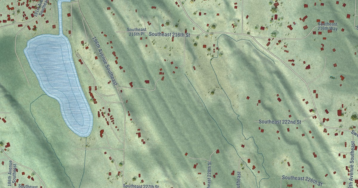 Map of Shadow Lake, Washington in 2026