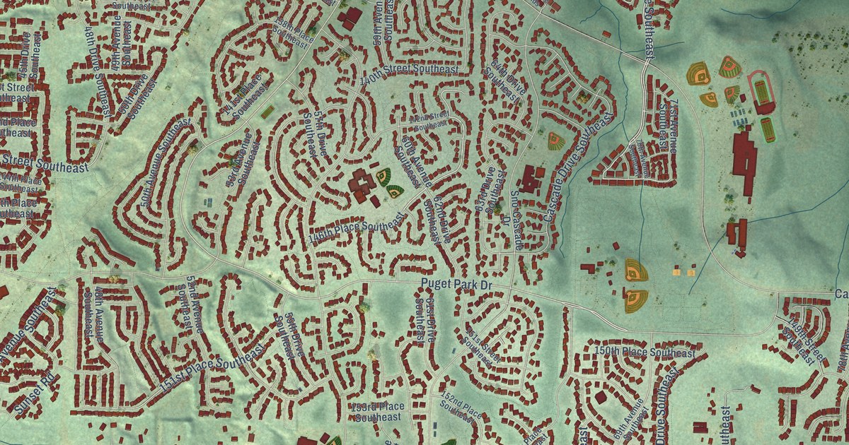 Map of Silver Firs, Washington in 2026