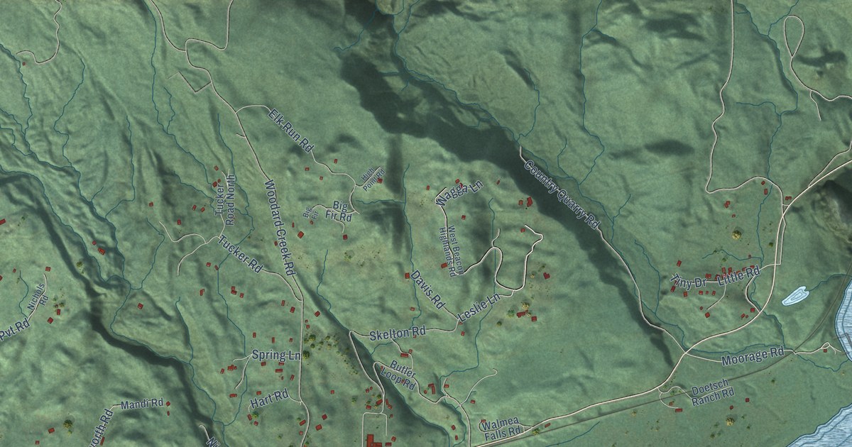 Detailed Map of Skamania, Washington