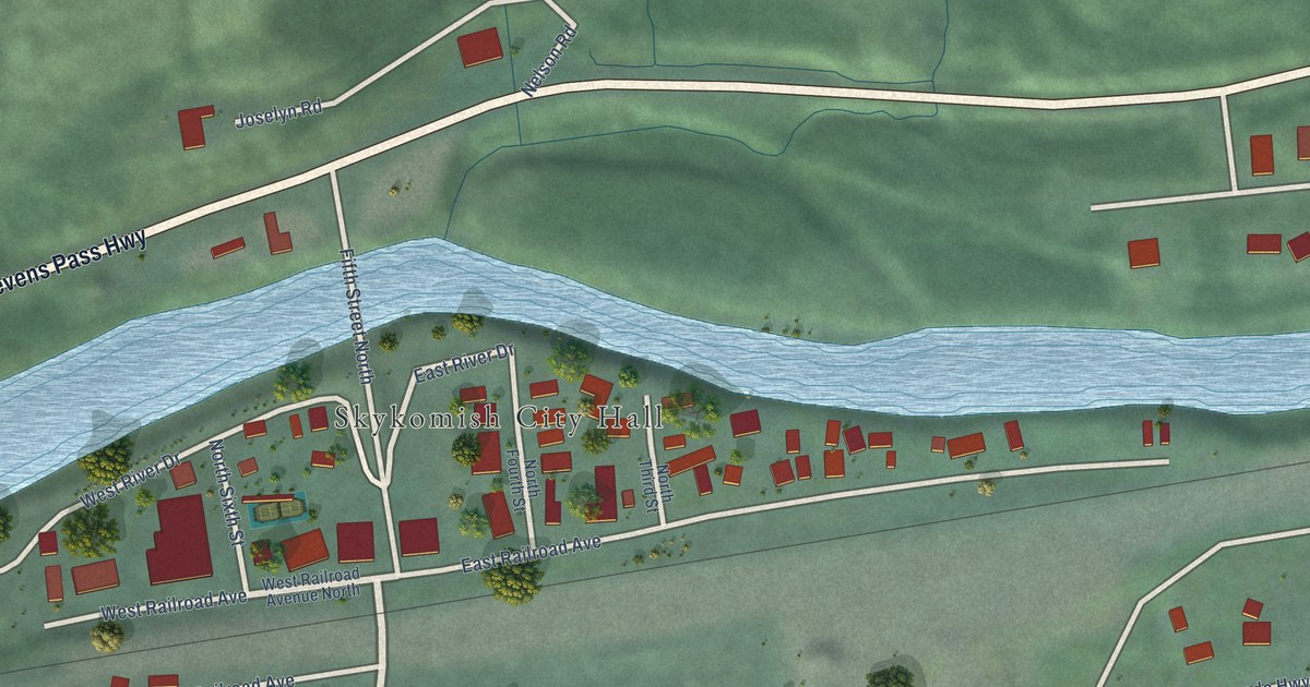 Map of Skykomish, Washington in 2026