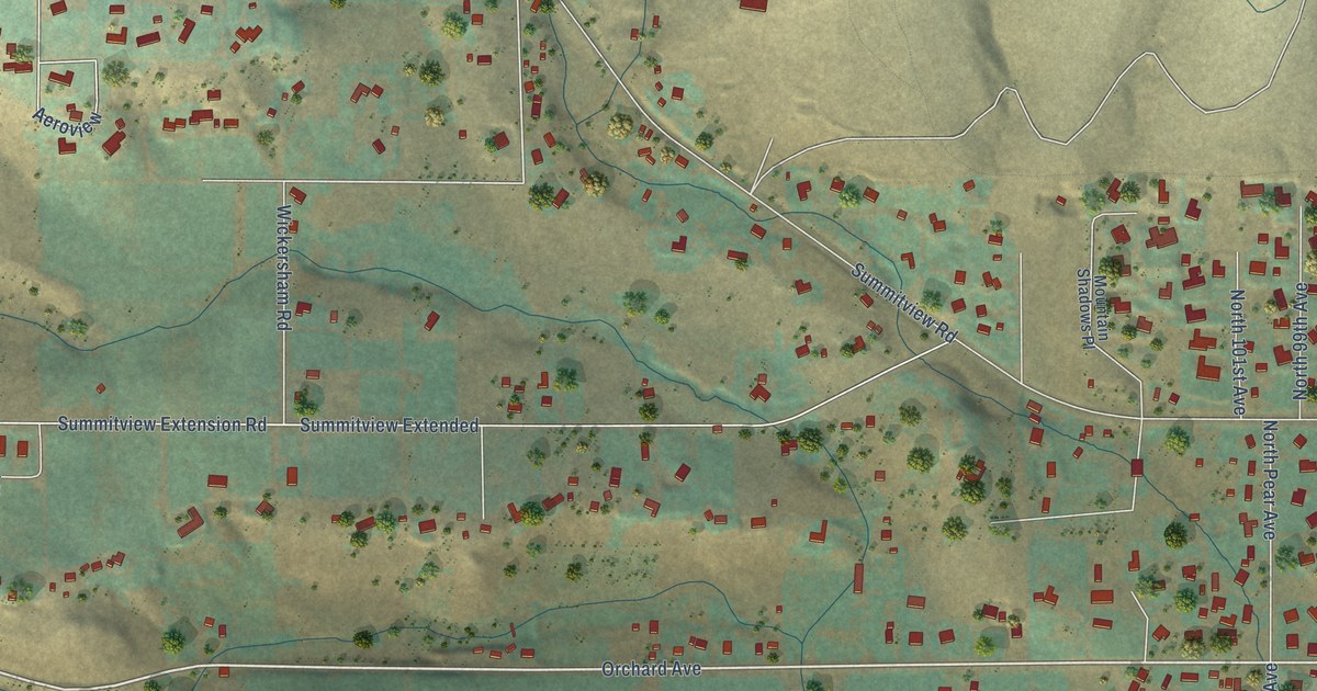 Map of Summitview, Washington in 2026