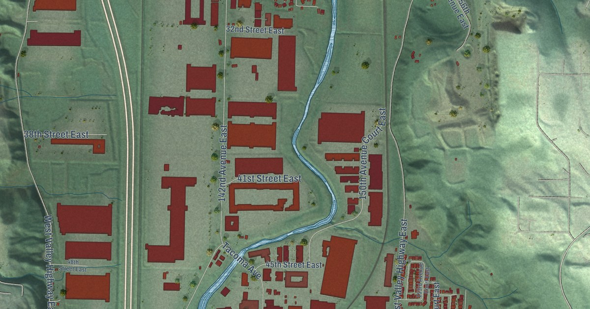 Map of Sumner, Washington in 2026