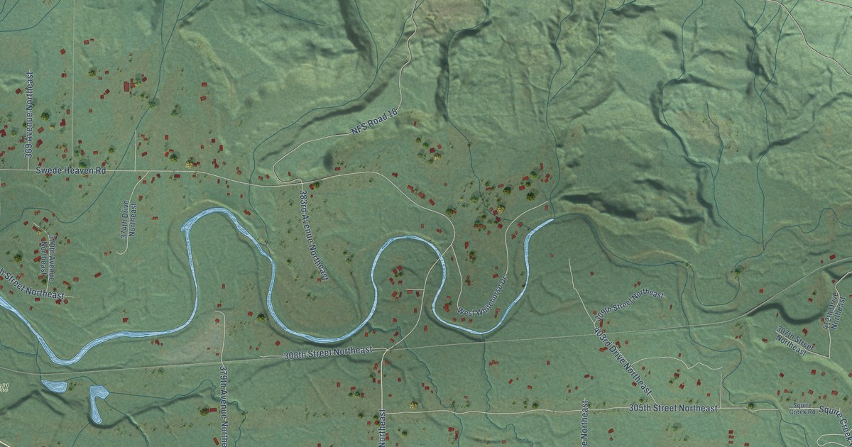 Map of Swede Heaven, Washington in 2026