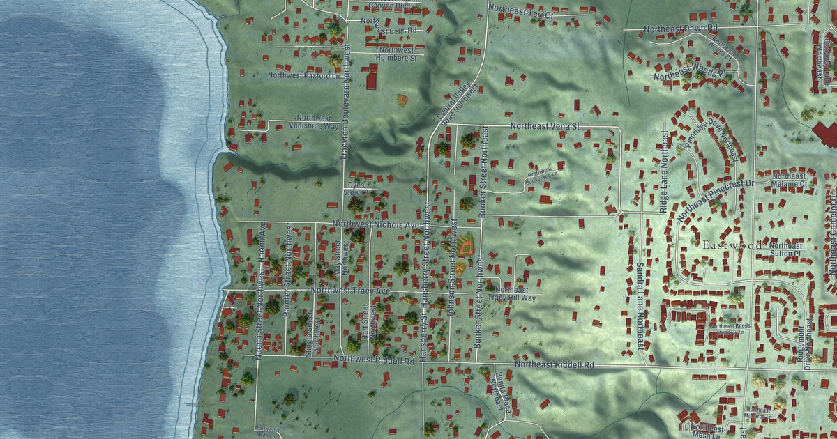 Map of Tracyton, Washington in 2026