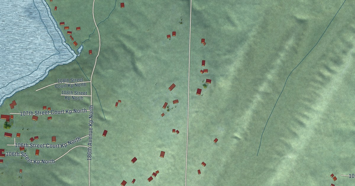 Map of Vaughn, Washington in 2026