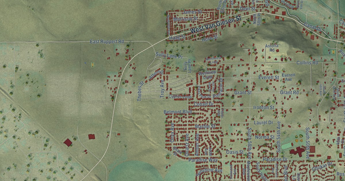 Map of West Richland, Washington in 2026